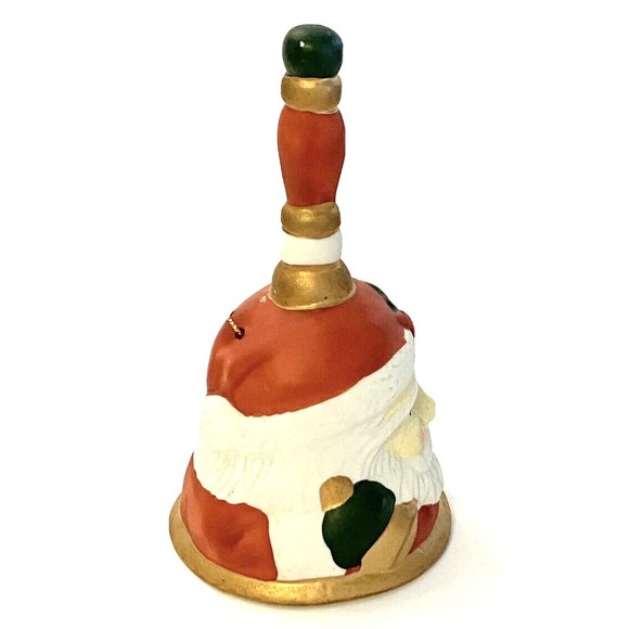 Hand Painted‎ Santa Claus Bell - Classic Santa 6" Decor Classic Christmas - Picture 3 of 5